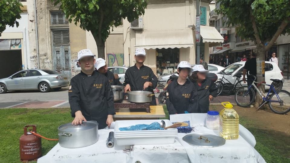 Το ΕΕΕΚ Βόλου μαγείρεψε με την Κουζίνα Αλληλεγγύης Βόλου, 18-5-2018