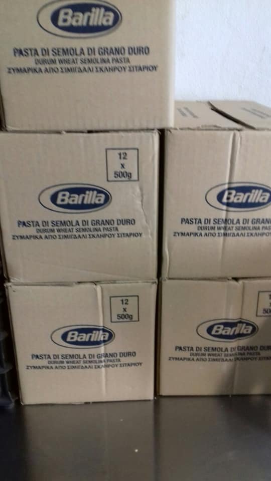 Ευχαριστούμε το εργοστάσιο Barilla Hellas για την προσφορά του σε ζυμαρικά